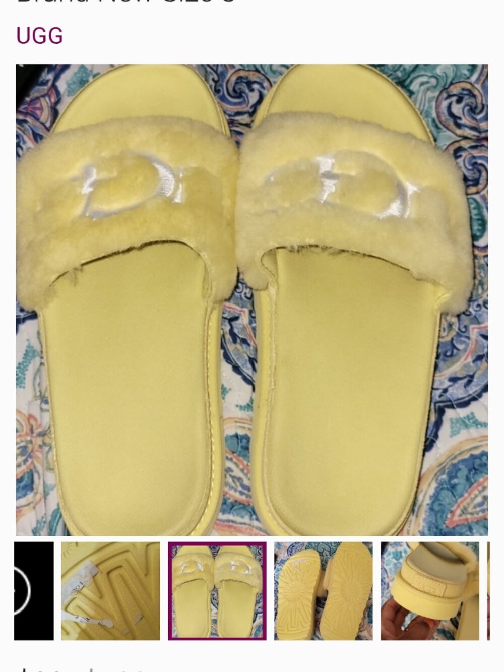 UGG SLIPPERS SZ8